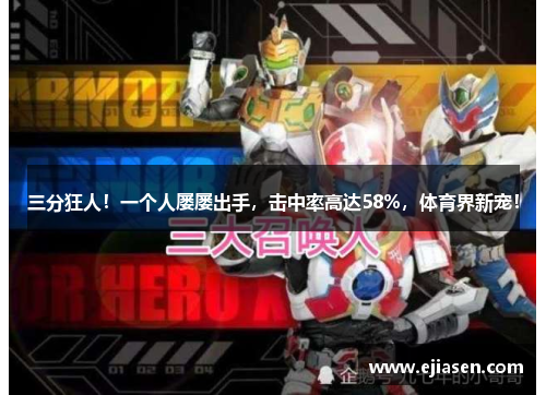 三分狂人！一个人屡屡出手，击中率高达58%，体育界新宠！